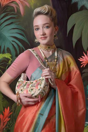 Jardin Elara Luxe Beaded Shoulder Bag