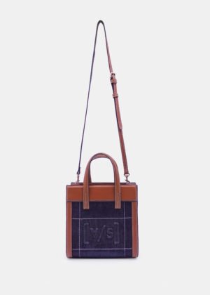 versuhz [ v/ s ] Mini Tote  Bag For Woman | Leather Denim crossbody