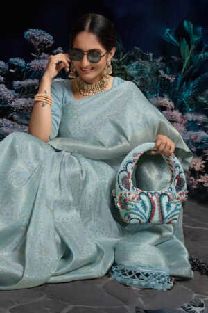 Ocean Crest Embellished Beaded Bag